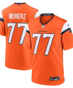 Quinn Meinerz Denver Broncos Nike Team Game Jersey -  Orange
