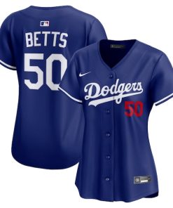 Mookie Betts Los Angeles Dodgers Nike Women's Alternate Limited Player Jersey?¨C Royal