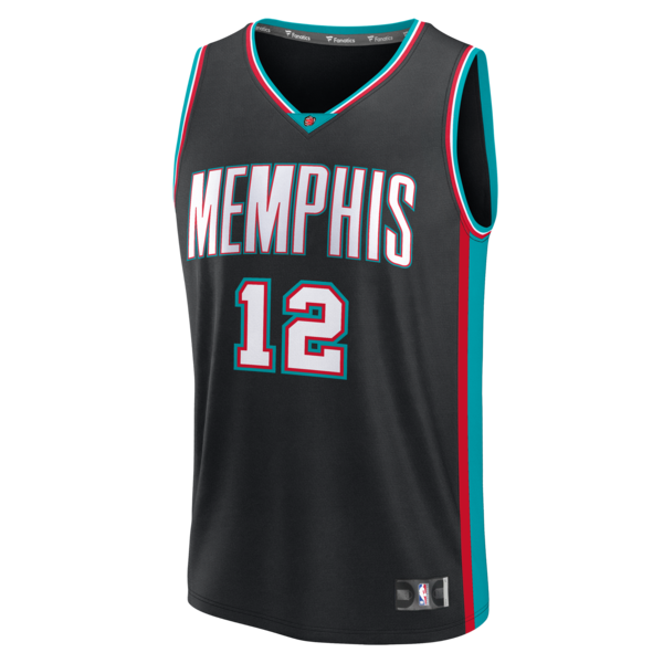 Ja Morant Memphis Grizzlies Fastbreak Jersey - Classic Edition - Black - Image 2