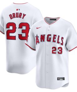 Brandon Drury Los Angeles Angels Nike Home Limited Player Jersey - White