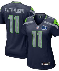 Jaxon Smith-Njigba Seattle Seahawks Nike Women's Team 50th Season Game Jersey - College Navy/Royal