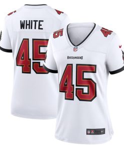 Devin White Tampa Bay Buccaneers Nike Women's Game Jersey - White/Pewter/Red