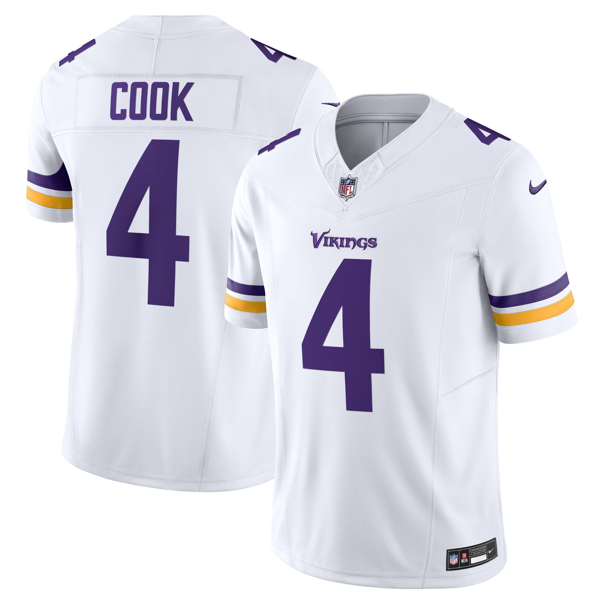 Dalvin Cook Minnesota Vikings Nike Vapor F.U.S.E. Limited Jersey - Purple/White - Image 5