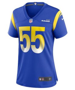 Alternative view of Brian Allen Los Angeles Rams Nike Women's Game Jersey - Royal