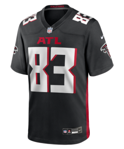 Alternative view of Deven Thompkins Atlanta Falcons Nike Team Game Jersey -  Black