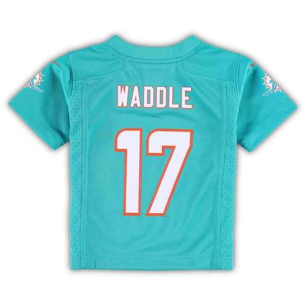 Jaylen Waddle Miami Dolphins Nike Toddler Game Jersey - Aqua - Image 3