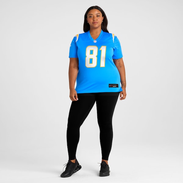 Mike Williams Los Angeles Chargers Nike Women's Team Game Jersey - Powder Blue - Image 9