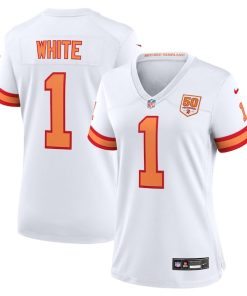 Rachaad White '76 Tampa Bay Buccaneers Nike Women's 50th Season Game Jersey - White