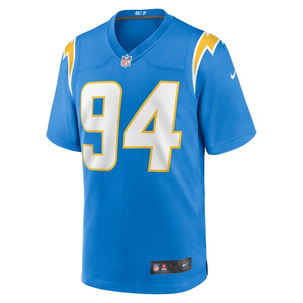 Chris Rumph II Los Angeles Chargers Nike Game Jersey - Powder Blue - Image 2