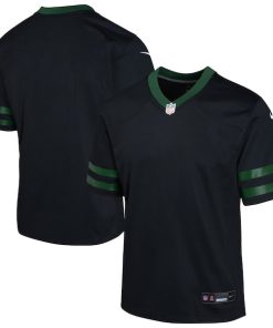New York Jets Nike Youth Alternate Custom Game Jersey - Black