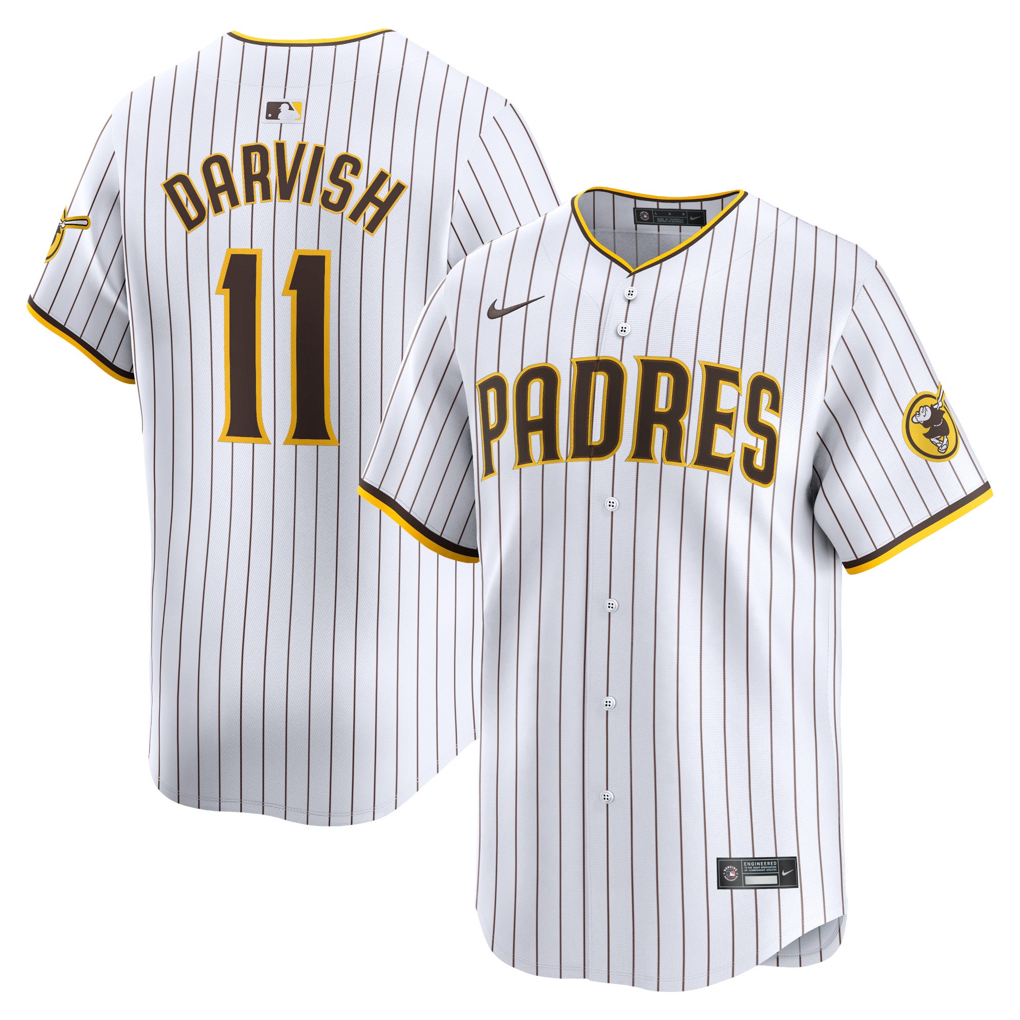 Yu Darvish San Diego Padres Nike Away Limited Player Jersey - Red/White - Image 6