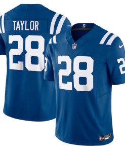 Alternative view of Jonathan Taylor Indianapolis Colts Nike Vapor F.U.S.E. Limited Jersey - Royal/Blue/White