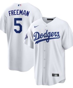 Freddie Freeman Los Angeles Dodgers Youth Nike Home 2025 World Series Champions Replica Jersey - White