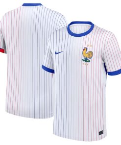 France National Team Nike 2024 Away Replica Blank Jersey - White