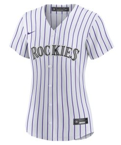 Alternative view of Colorado Rockies Nike Women's Home Replica Team Jersey - White