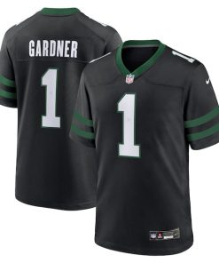 Ahmad Sauce Gardner New York Jets Nike Alternate Game Jersey - Legacy Black/Green/White