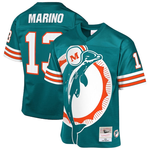 Dan Marino Miami Dolphins 1984 Throwback Fashion Jersey - Aqua