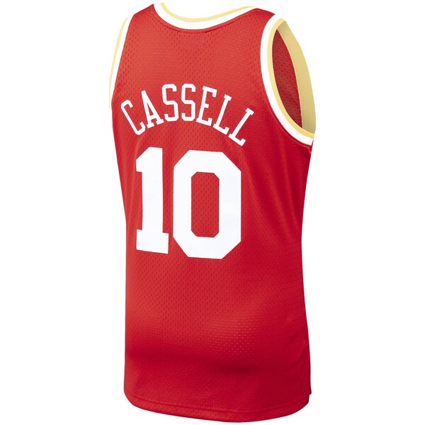 Sam Cassell Houston Rockets 1993/94 Hardwood Classics Swingman Jersey - Red - Image 4