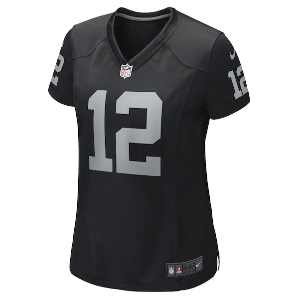 Ken Stabler Las Vegas Raiders Nike Women's Game Retired Player Jersey - Black - Image 2