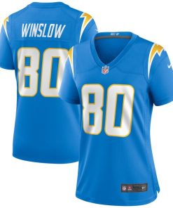 Alternative view of Kellen Winslow Los Angeles Chargers Nike Women's Game Retired Player Jersey - Powder Blue/Navy