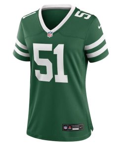 Alternative view of Francisco Mauigoa New York Jets Nike Women's Team Game Jersey - Legacy Green