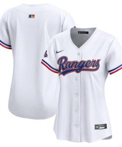 Texas Rangers Nike Women's 2024 Gold Collection Limited Jersey?¨C White