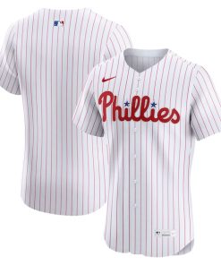 Philadelphia Phillies Nike Home Elite Jersey - White/Cream/Light Blue
