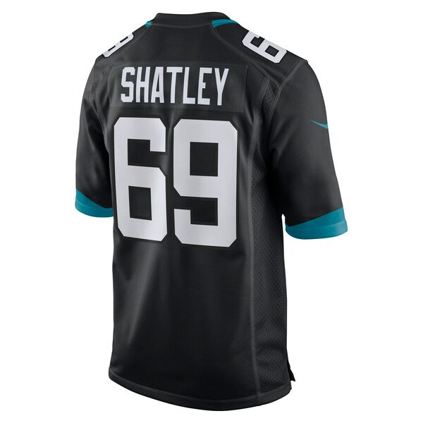 Tyler Shatley Jacksonville Jaguars Nike Game Jersey - Black - Image 2