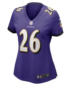 Alternative view of Rasheen Ali Baltimore Ravens Nike Women's  Game Jersey -  Purple