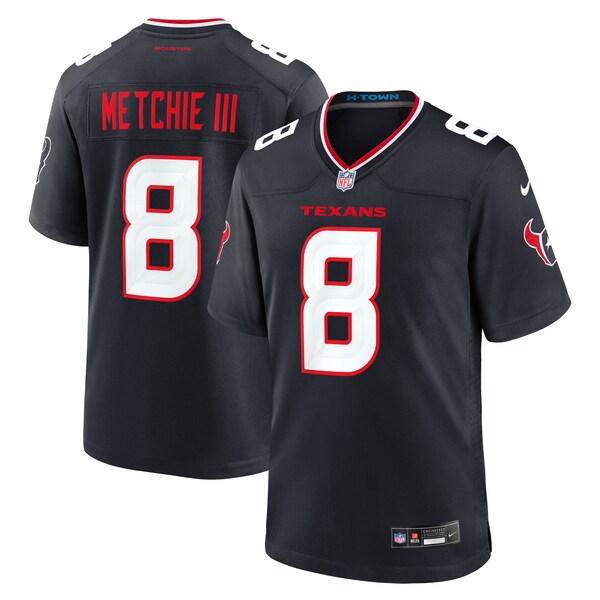 John Metchie III Houston Texans Nike Team Game Jersey - Navy/Red/White - Image 11