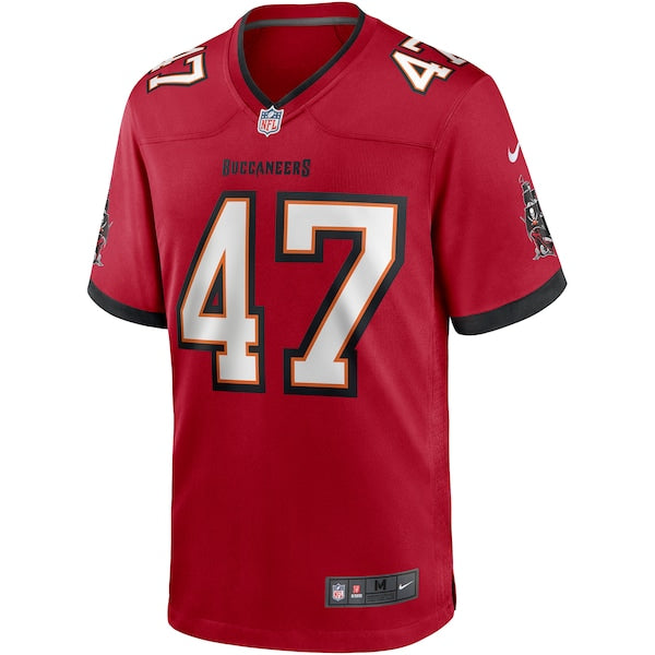 John Lynch Tampa Bay Buccaneers Nike Game Retired Player Jersey - Red - Image 2