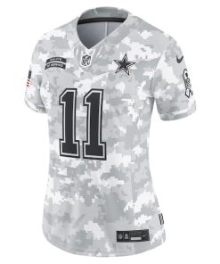 Alternative view of Micah Parsons Dallas Cowboys Nike Women's 2024 Salute to Service Limited Jersey - Arctic Camo
