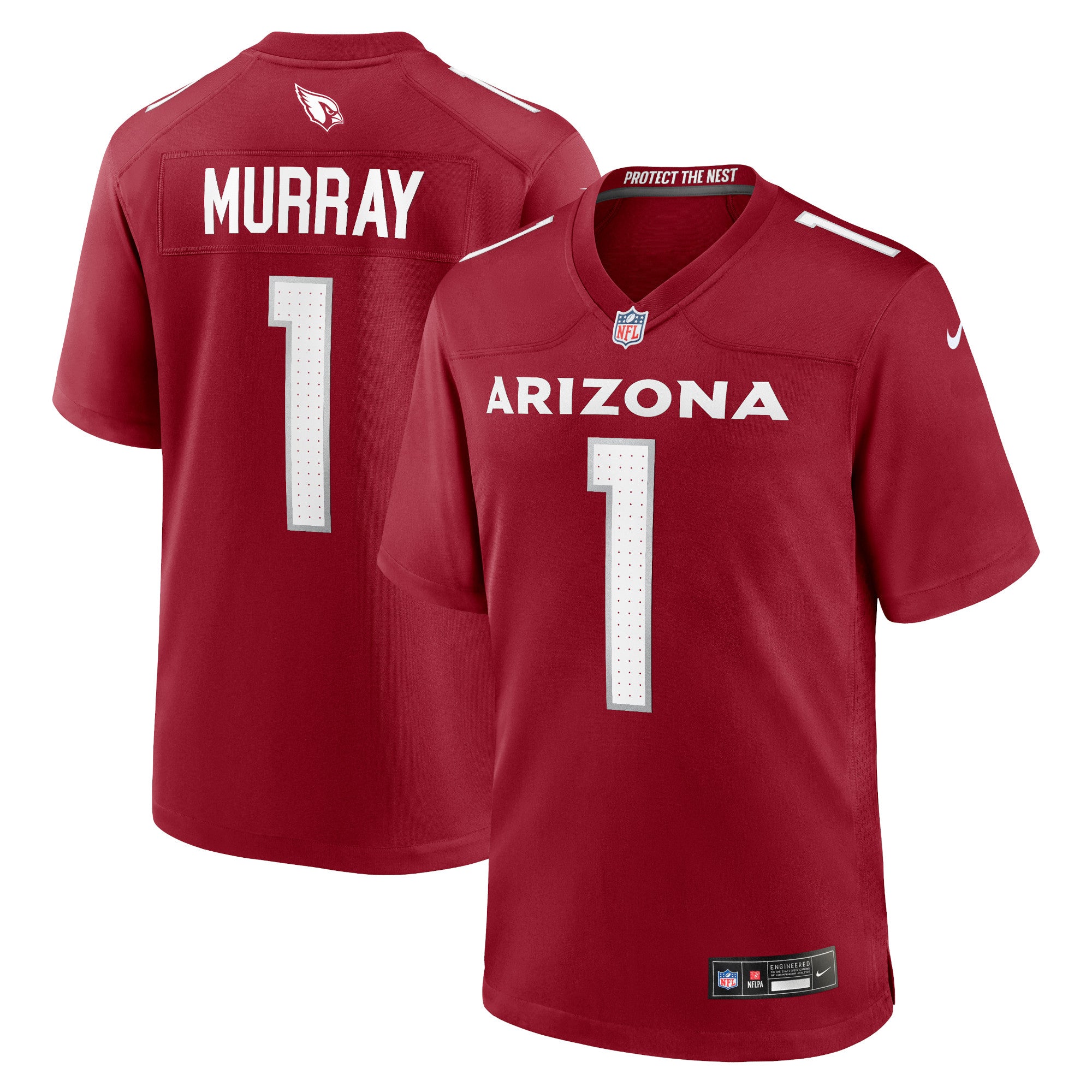 Kyler Murray Arizona Cardinals Nike Game Player Jersey - White/Cardinal - Image 5