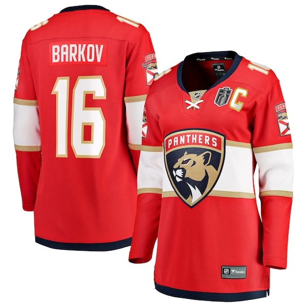 Aleksander Barkov Florida Panthers Women's 2025 Stanley Cup Final Home Breakaway Player Jersey - Red