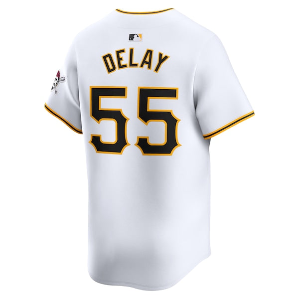 Jason Delay Pittsburgh Pirates Nike Home Limited Player Jersey?ยจC White - Image 3