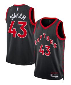 Pascal Siakam Toronto Raptors Jordan Brand Unisex Swingman Jersey - Statement Edition - Black
