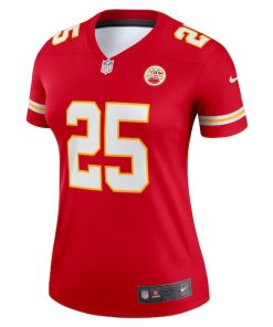 Alternative view of Clyde Edwards-Helaire Kansas City Chiefs Nike Women's Legend Jersey - Red