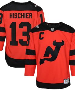 Nico Hischier New Jersey Devils Youth 2024 NHL Stadium Series Premier Player Jersey?¨C Red