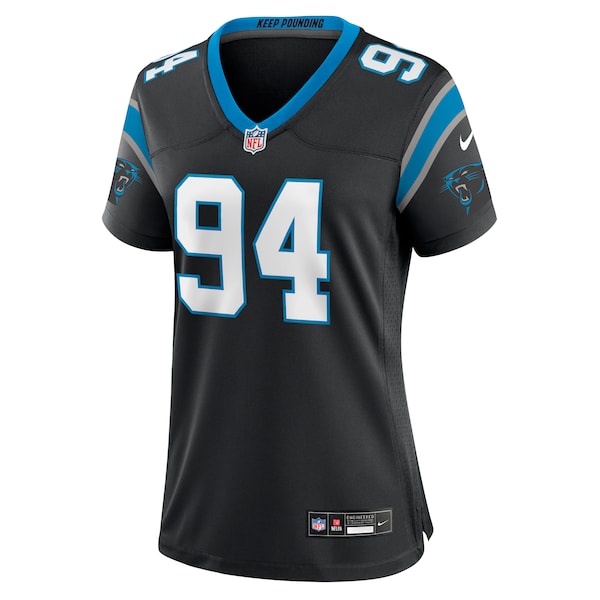 Henry Anderson Carolina Panthers Nike Women's Team Game Jersey - Black - Image 3