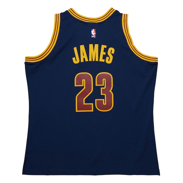 LeBron James Cleveland Cavaliers 2015/16 Hardwood Classics Swingman Jersey - Navy - Image 3