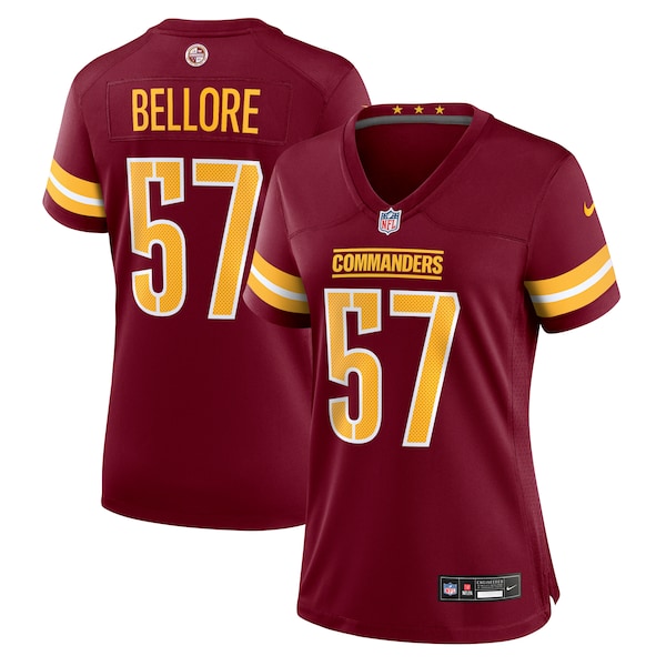 Nick Bellore Washington Commanders Nike Women's Team Game Jersey - Burgundy
