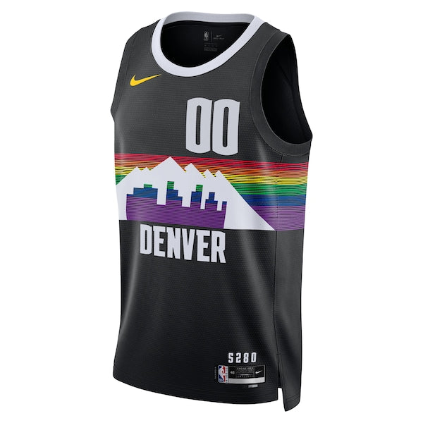 Denver Nuggets Nike Unisex 2025/26 City Edition Swingman Custom Jersey - Black - Image 2