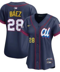Javier B¨¢ez American League Nike Women's 2025 All-Star Edition Limited Player Jersey - Navy