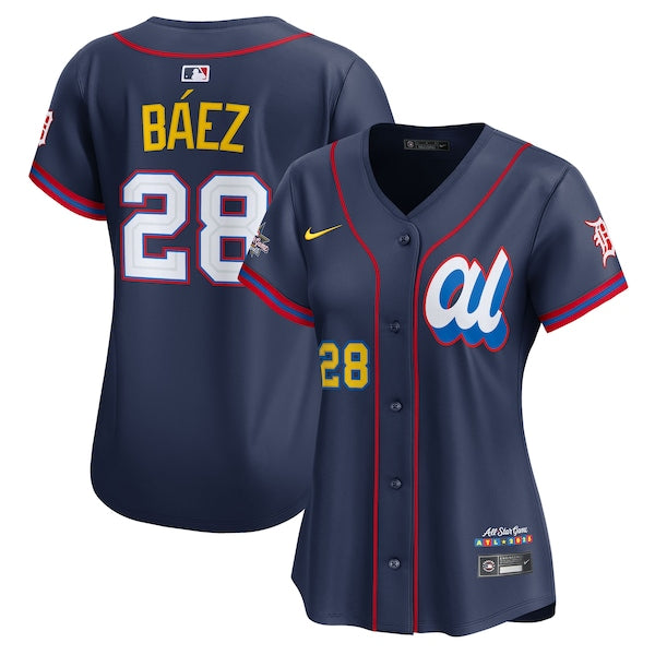 Javier B¨¢ez American League Nike Women's 2025 All-Star Edition Limited Player Jersey - Navy