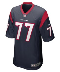 Alternative view of George Fant Houston Texans Nike  Game Jersey -  Navy