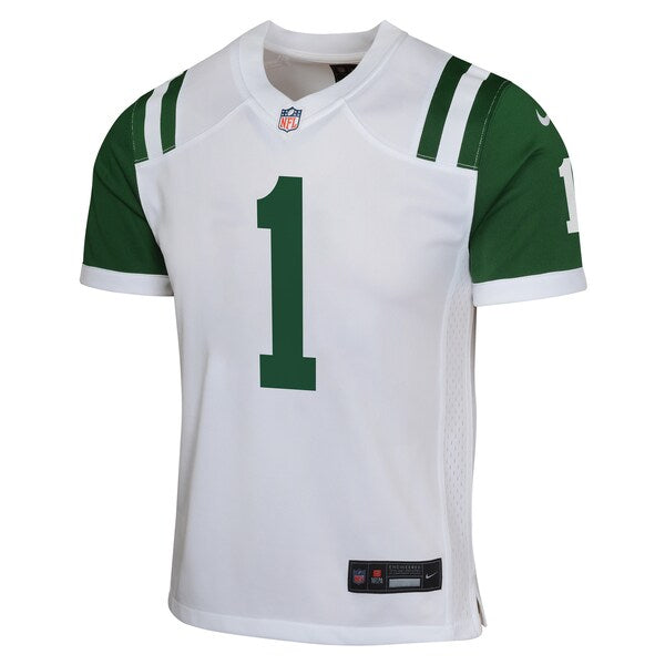 Ahmad Sauce Gardner New York Jets Nike Youth Classic Alternate Game Jersey - White - Image 2