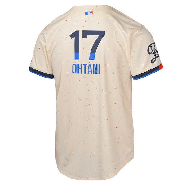 Shohei Ohtani Los Angeles Dodgers Nike Youth 2024 City Connect Limited Player Jersey - Cream - Image 3