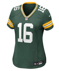 Alternative view of Bo Melton Green Bay Packers Nike Women's Team Game Jersey -  Green