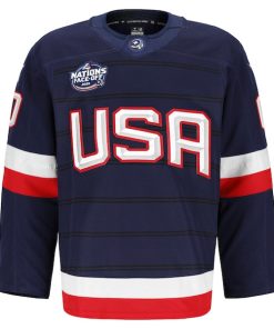 Alternative view of USA  2025 4 Nations Face-Off Authentic Pro Custom Jersey - Navy