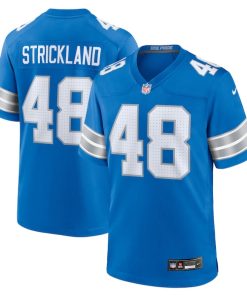 Loren Strickland Detroit Lions Nike Game Jersey -  Blue